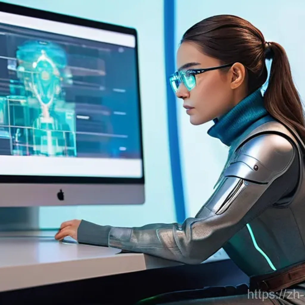 캐릭터 디자인 교육의 미래적 트렌드 - **Prompt 1: AI-Assisted Character Concept Generation**
"A talented female character designer, ag...