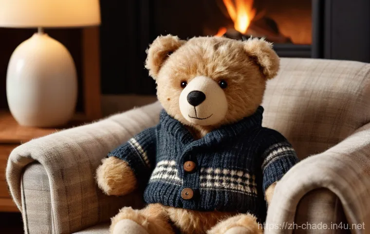 캐릭터 디자인 프로젝트와 관련된 비즈니스 사례 연구 - **Prompt:** A heartwarming, anthropomorphic teddy bear character designed for a cozy, comforting bra...