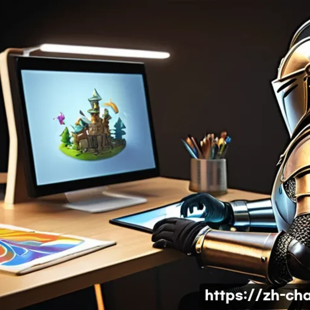 캐릭터 디자인의 팀워크 향상 사례 - **Prompt 1: Collaborative Character Design in a Modern Studio**
A diverse team of character desi...