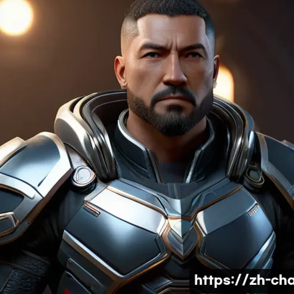 캐릭터 디자인의 디지털 혁신 사례 - A highly detailed digital character model created using a blend of ZBrush and Maya, showcasing intri...