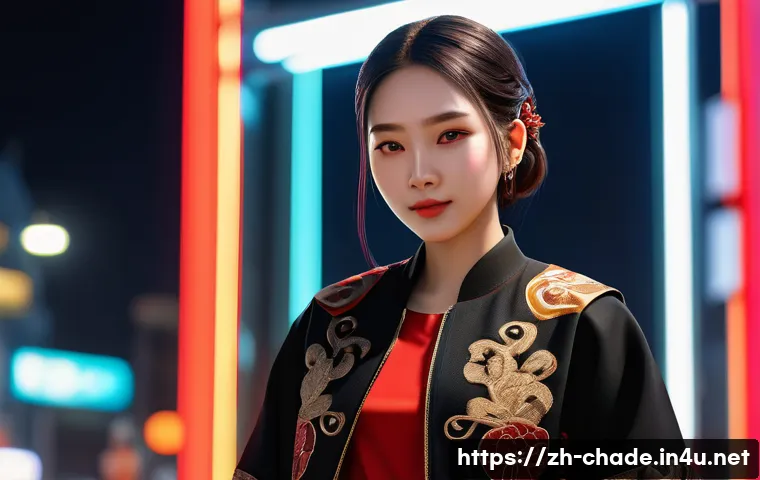캐릭터 디자인 입시 전략 - A confident young female game character standing tall with a dynamic pose, wearing stylish, modern s...