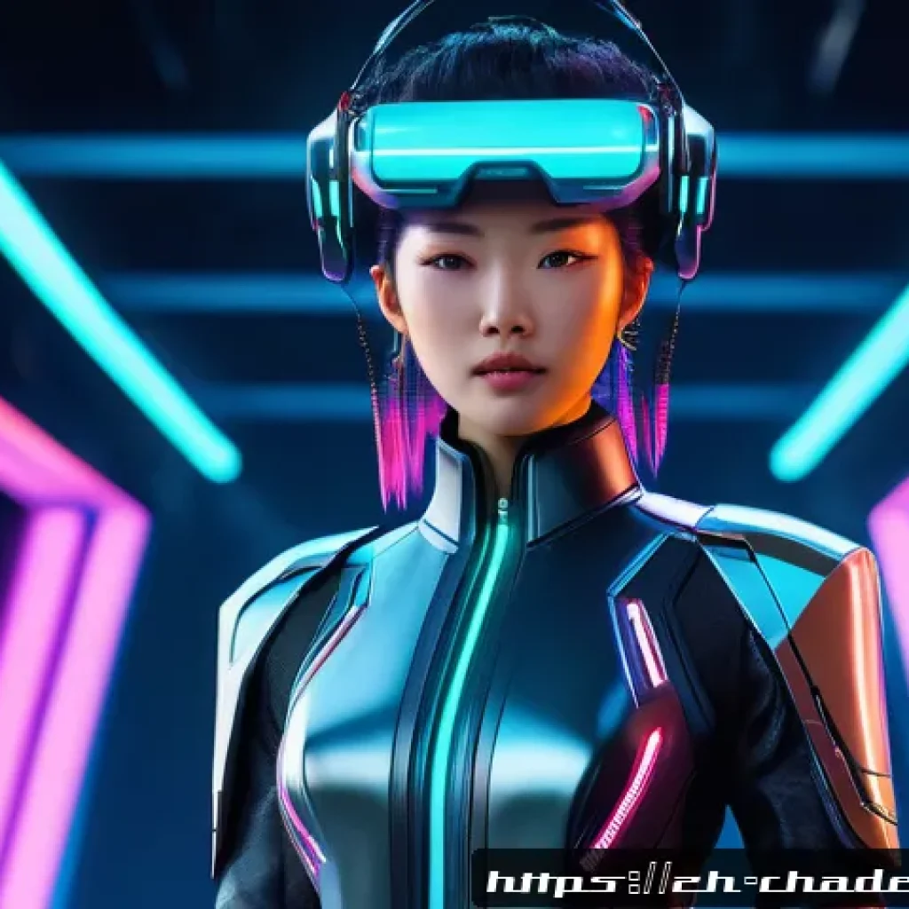 캐릭터 디자인의 실질적 취업 시장 - A highly detailed 3D character design of a futuristic virtual idol, wearing stylish cyberpunk-inspir...