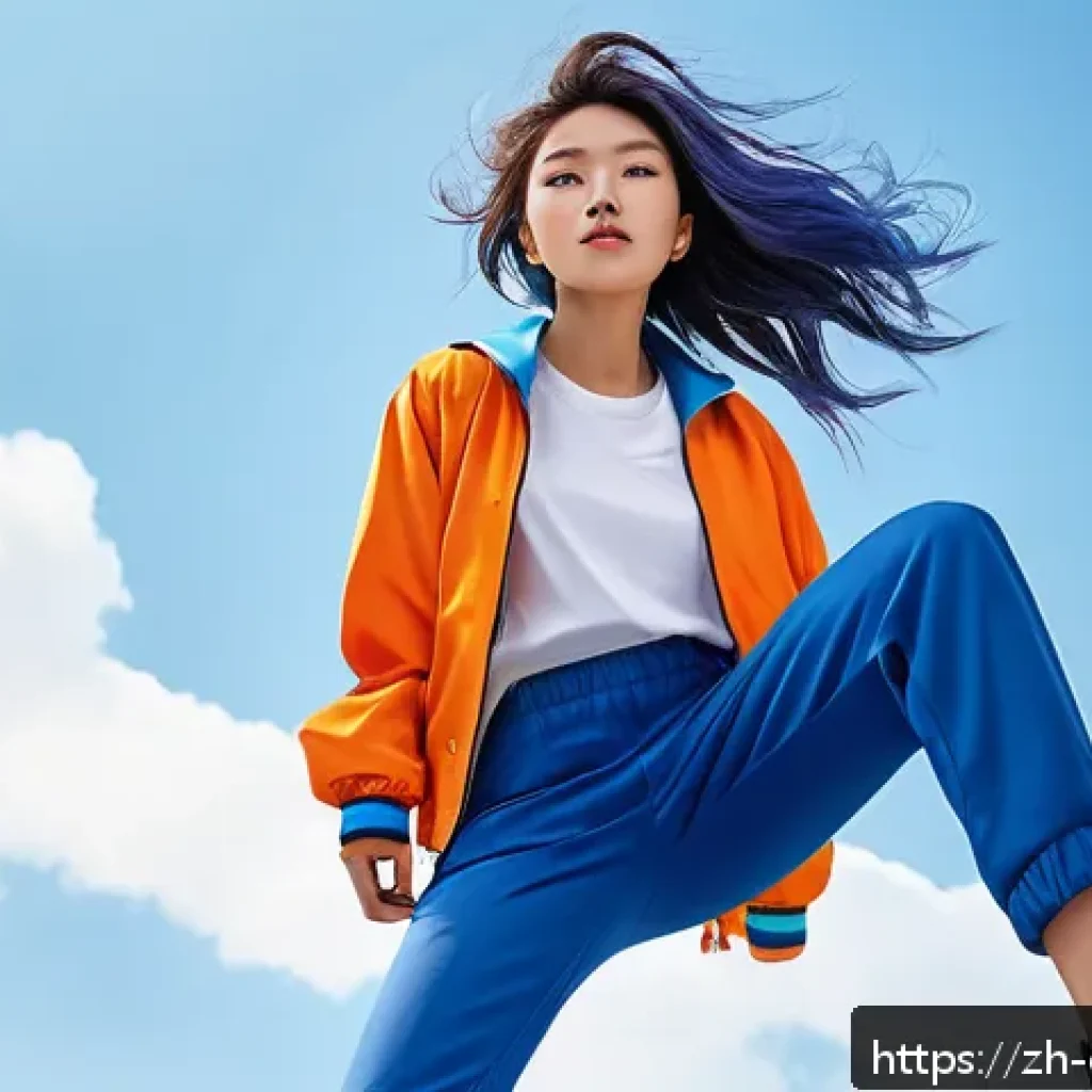 캐릭터 디자인 인스타그램 운영 팁 - A vibrant character design featuring a young female anime-style artist wearing colorful, modern stre...